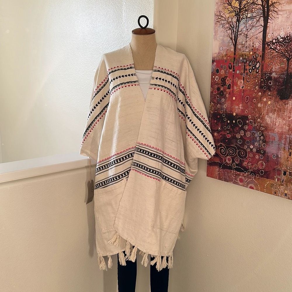Lemlem Macari Pocket Cardigan One Size